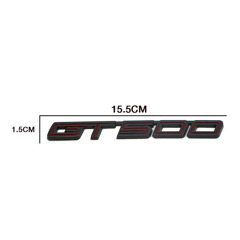 Suitable To Fit - Mustang Gt500 Fender Emblem Badge (Black) 2