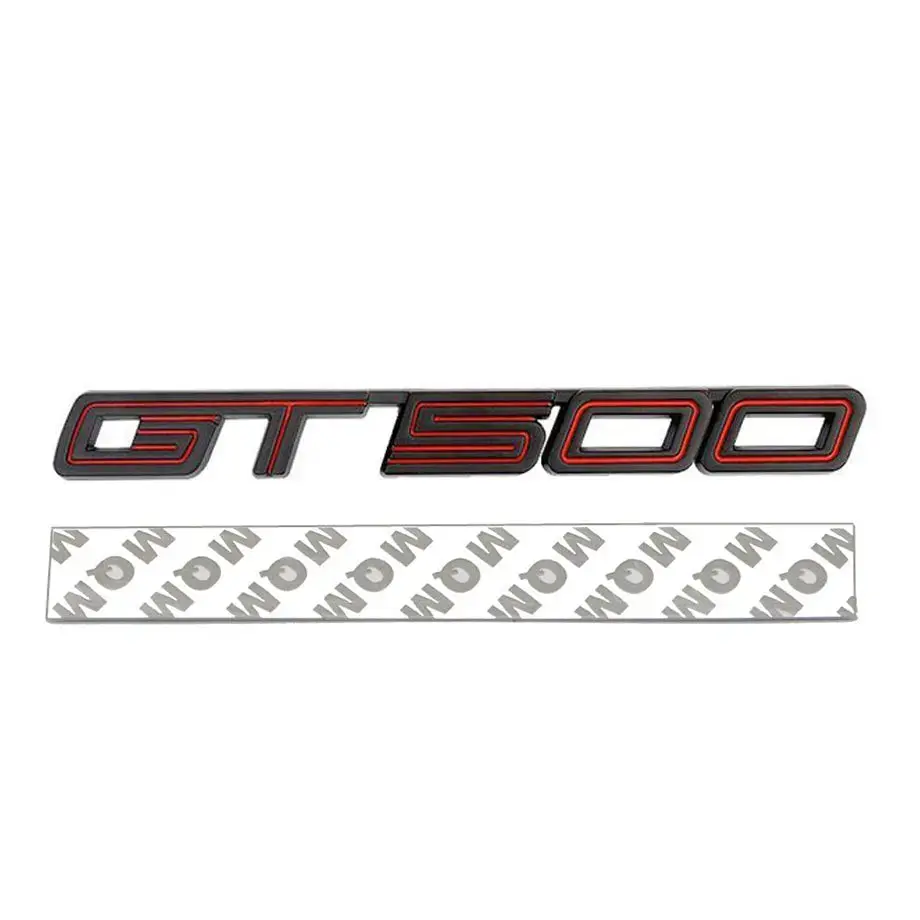 Suitable To Fit - Mustang Gt500 Fender Emblem Badge (Black) 1