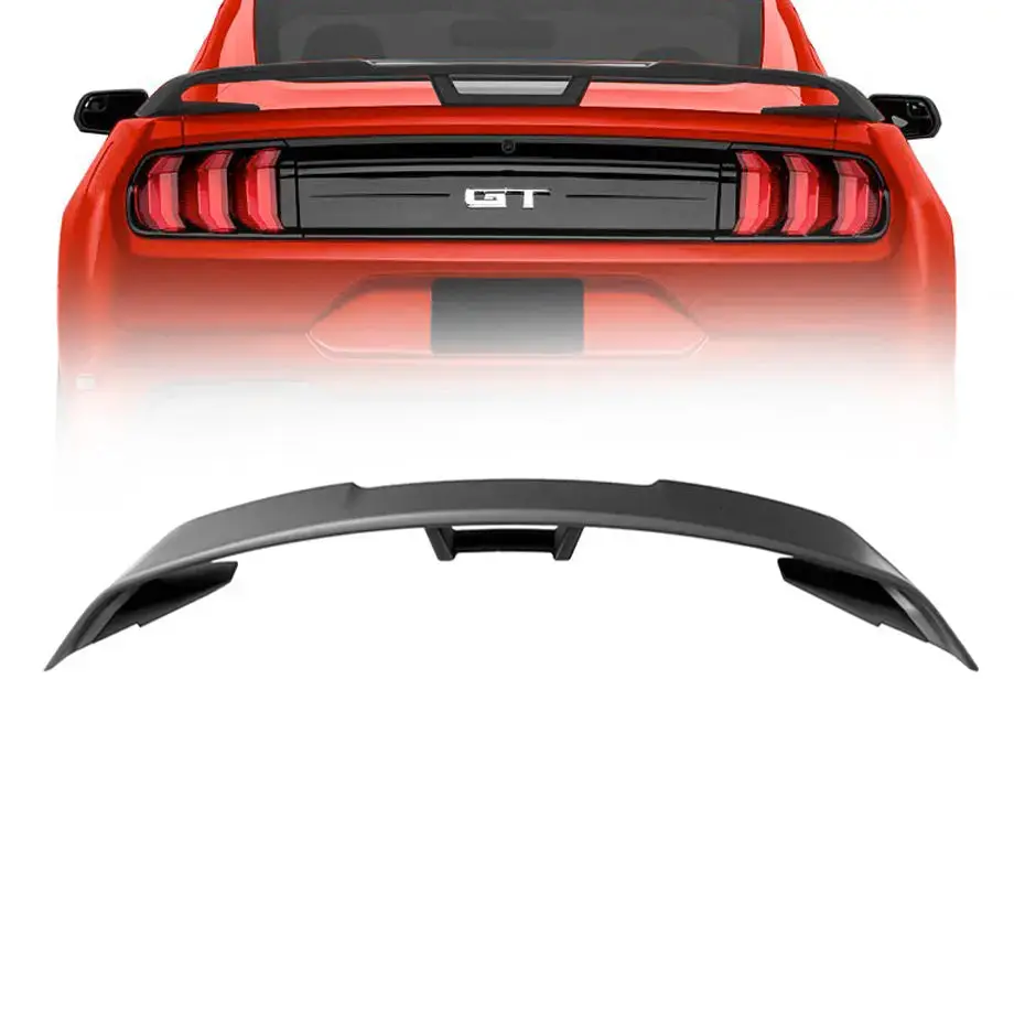Mp Concepts - Mustang (15-23) Gt500 Style Unpainted Plastic Boot Spoiler 1