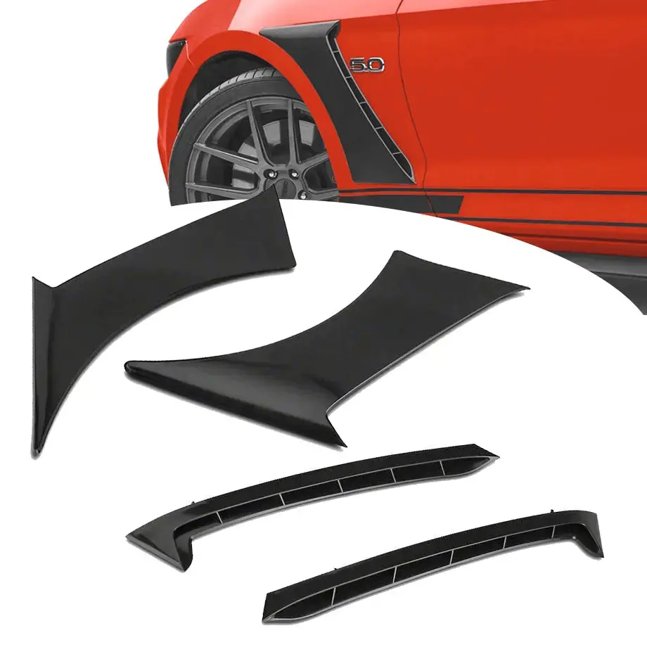 Mp Concepts - Mustang (15-23) Gt350 Style Front Fender Vents (4-Piece) 1