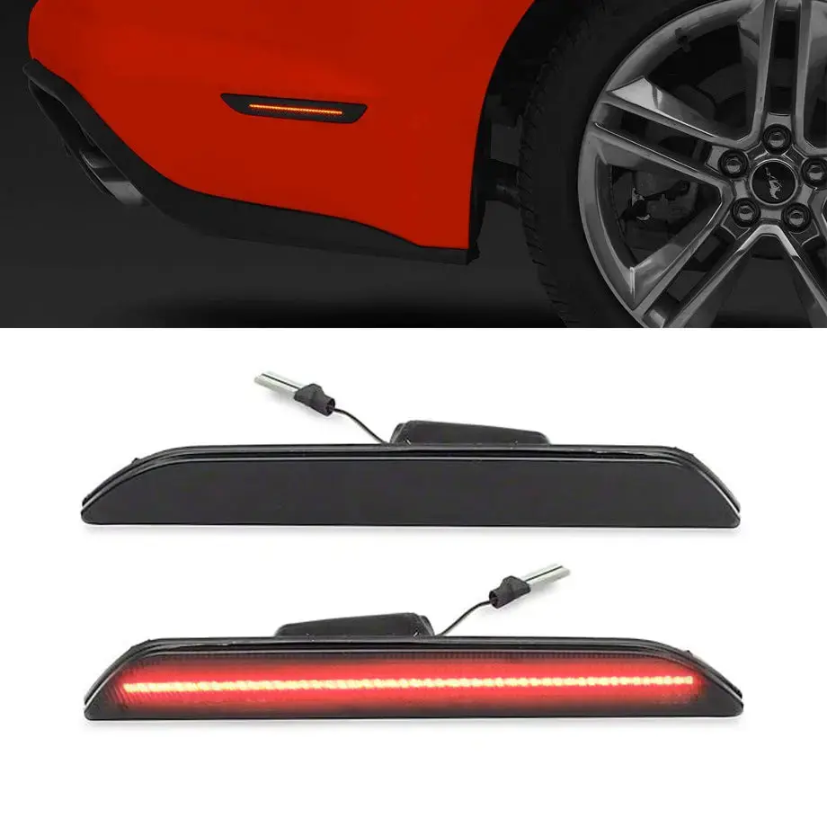 Mp Concepts - Mustang (18-23) Rear Bumper Smoked Led Side Markers 1