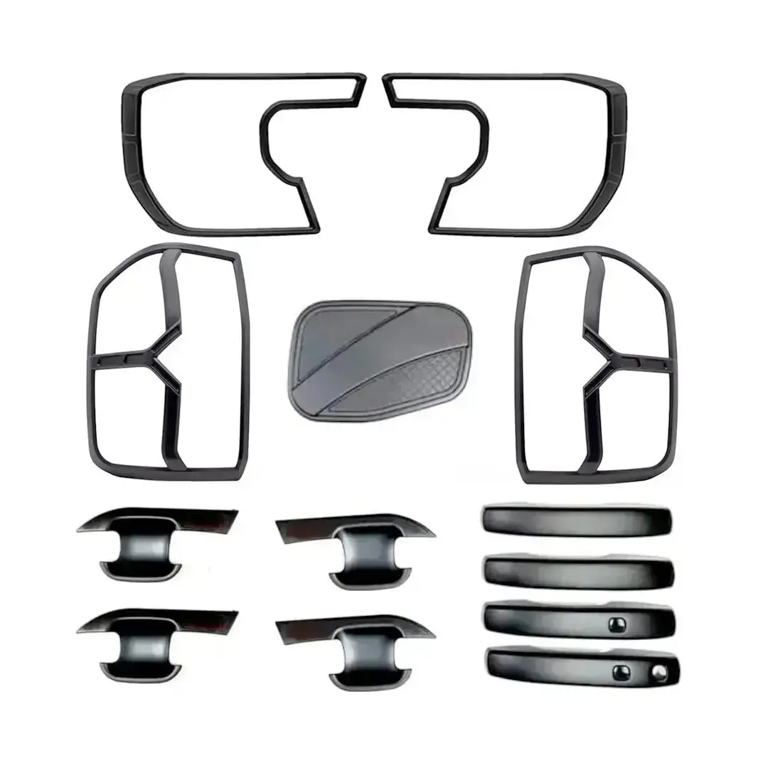 Suitable To Fit - Ranger Next Gen Base Model / Xl (22-On) 13-Piece Matte Black Accessory Trim Kit 1