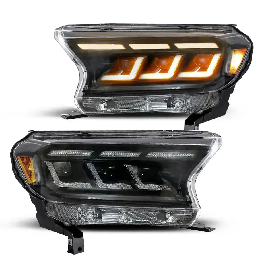 Suitable To Fit - Ranger T7 / T8 (16-22) Bugatti Style Drl Led Projector Headlight 1