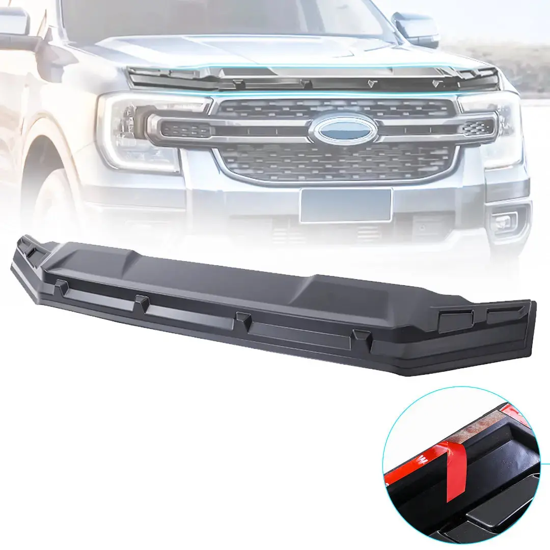 Suitable To Fit -  Ranger Next Gen (22-On) Off-Road Gravel Bonnet Guard - Matte Black 1