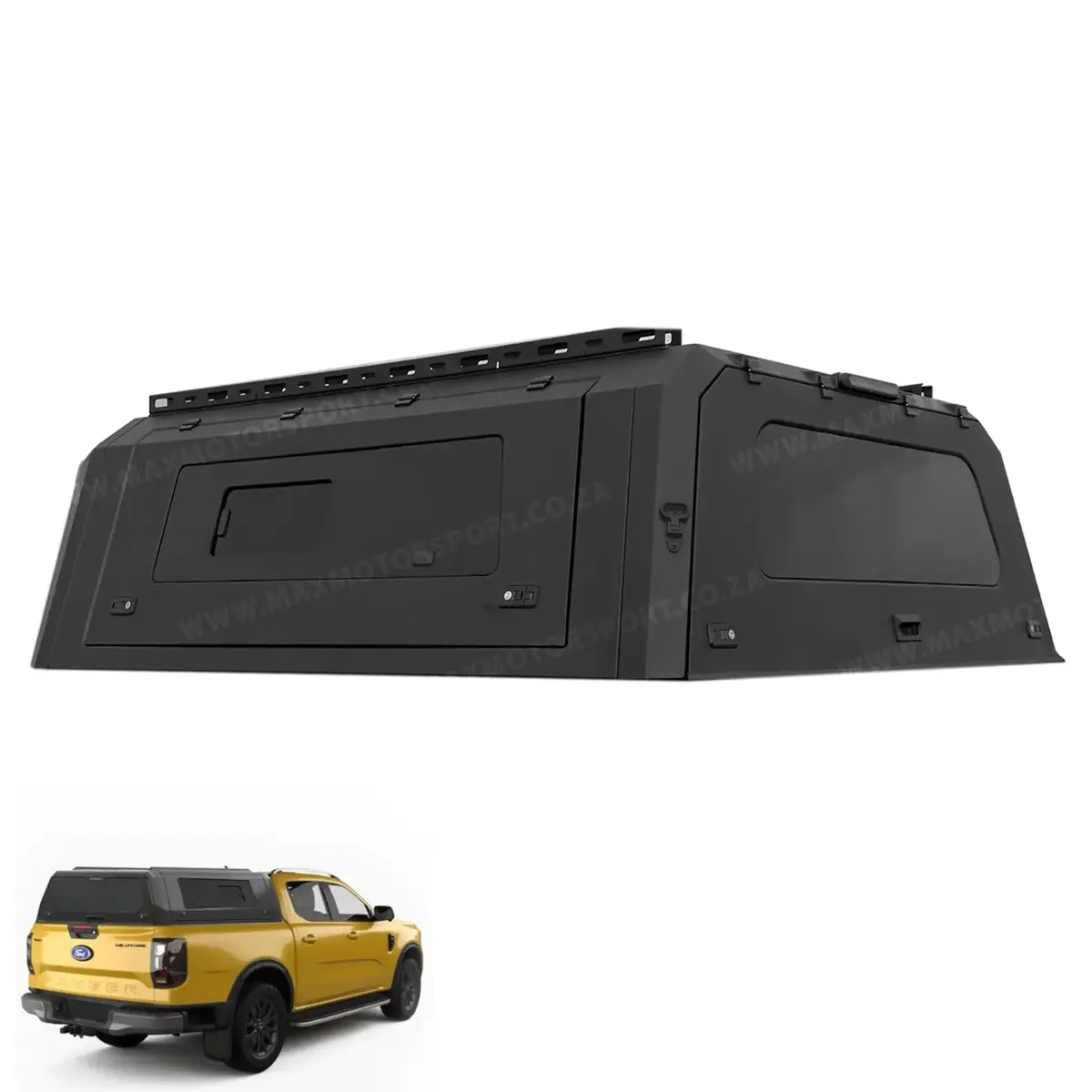 Suitable To Fit - Ranger Next Gen T9 (22-On) Aluminium Canopy Urban Edition With Windows 1