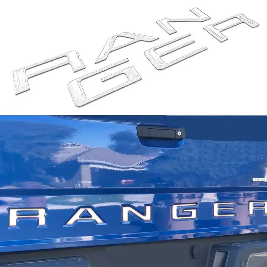 Suitable To Fit - Ranger Next Gen Tailgate Lettering Badge Kit (White) 1