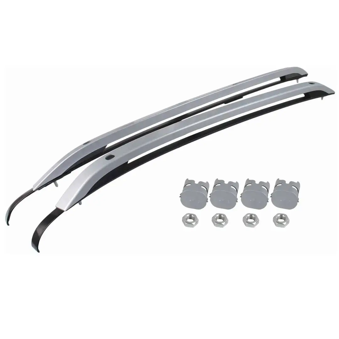 Suitable To Fit - Ranger Next Gen (22-On) Double-Cab Bolt-On Roof Racks (Silver) 1