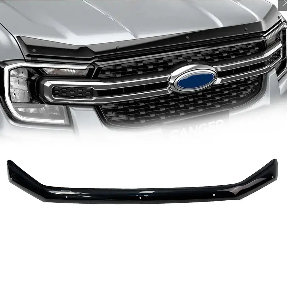 Suitable To Fit - Ranger Next Gen (22-On) Gloss Black Bonnet Guard 1