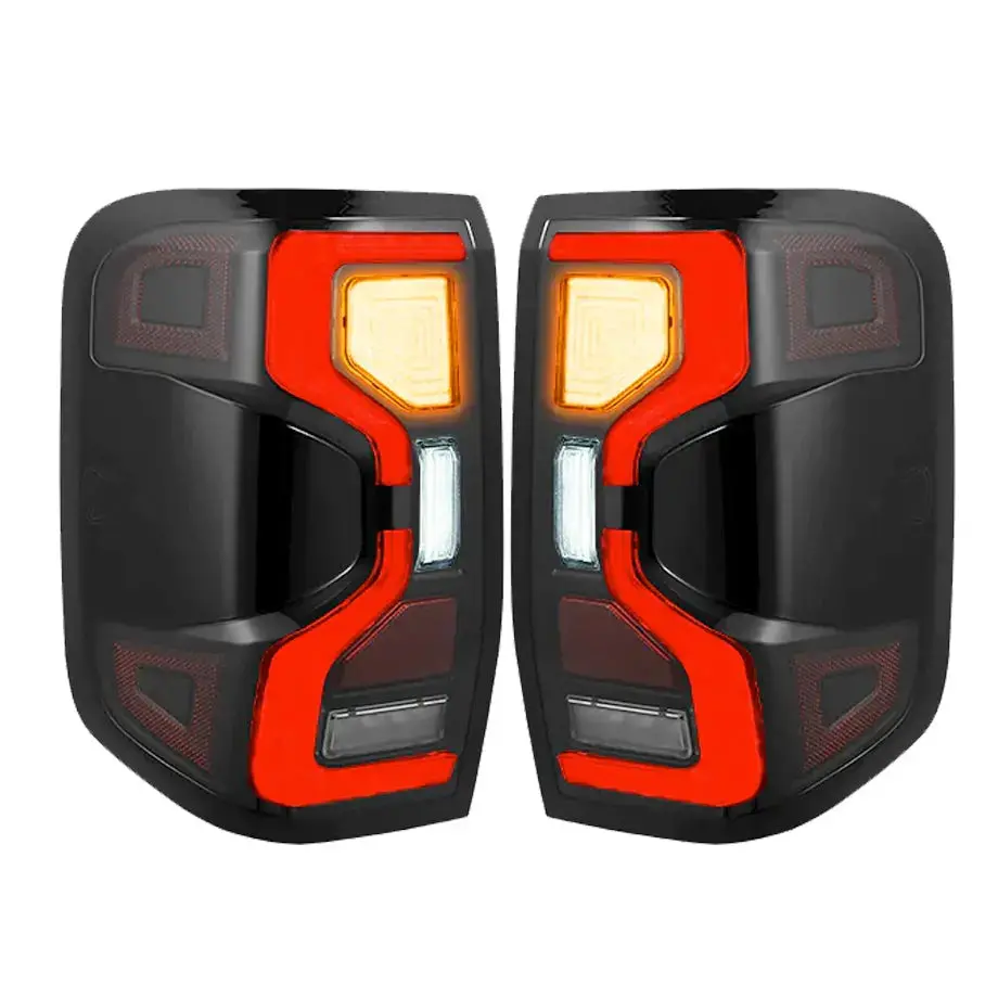 Suitable To Fit - Ranger Next Gen (22-On) Smoked Black Raptor Style Led Tailights 1