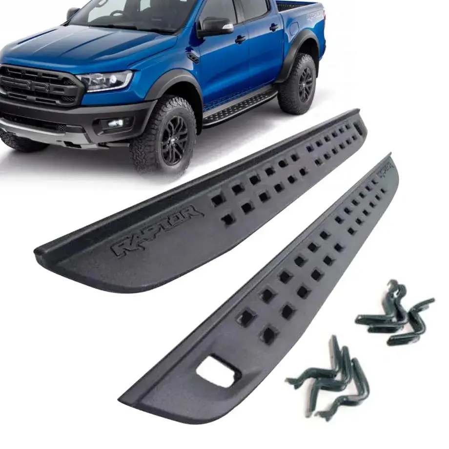 Suitable To Fit - Ranger T6/ T7 / T8 (12-On) Raptor Style Abs Plastic Side Steps 1