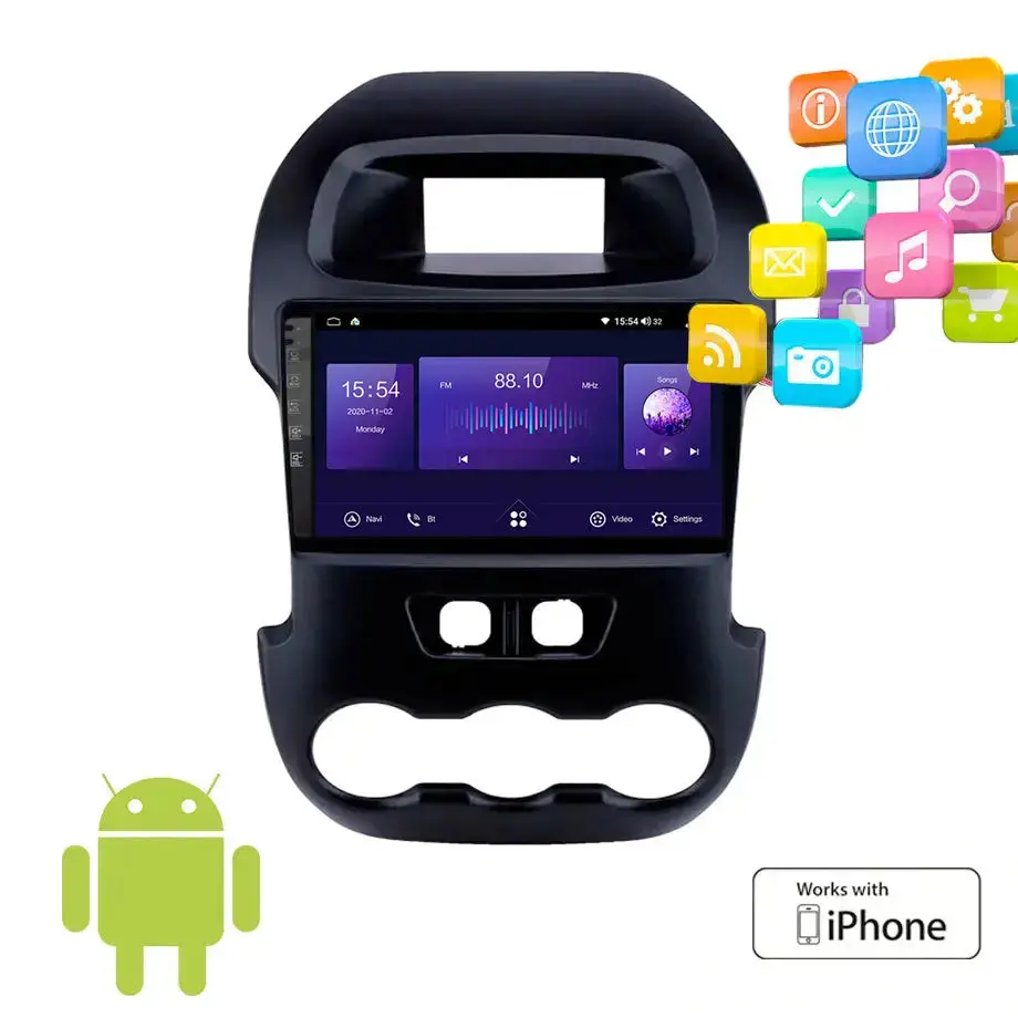 Suitable To Fit - Ranger T6 (12-15) 9 Inch Android Entertainment & Gps System 1