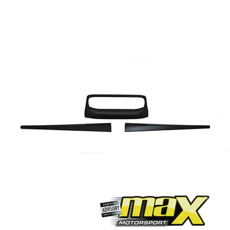 Suitable To Fit - Ranger T6 (12-15) Matt Black Tailgate Arrow Kit 1