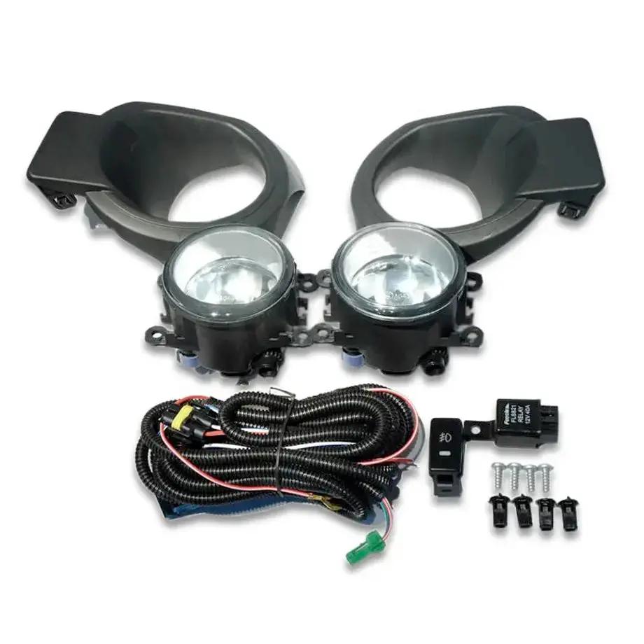 Suitable To Fit - Ranger T6 (12-15) Oem Style Fog Lamps & Covers (Black) 1