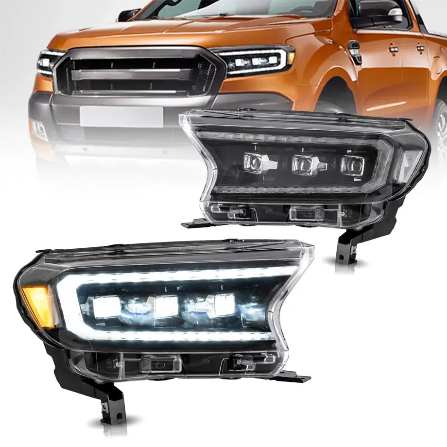 Suitable To Fit - Ranger T7 / T8 Bugatti Style Drl Led Projector Headlight (16-On) 1