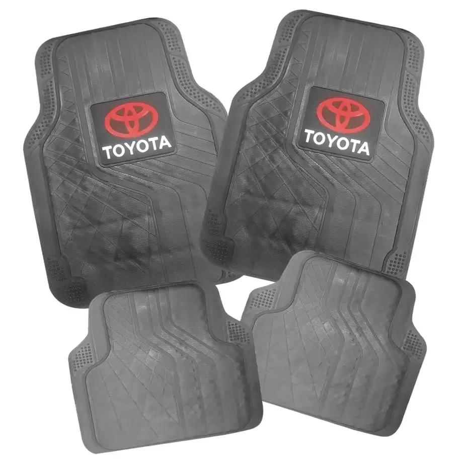 Suitable To Fit - Toyota 4-Piece Rubber Car Mats 1