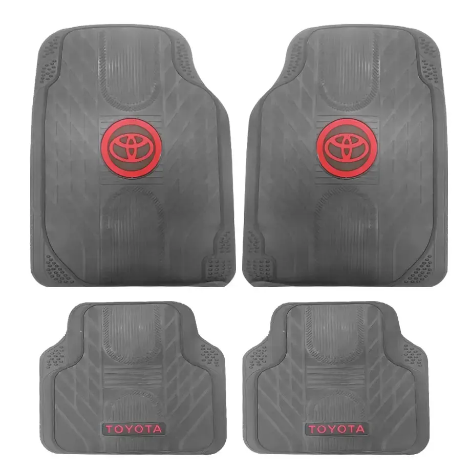 Suitable To Fit - Toyota 4-Piece Rubber Car Mats 1