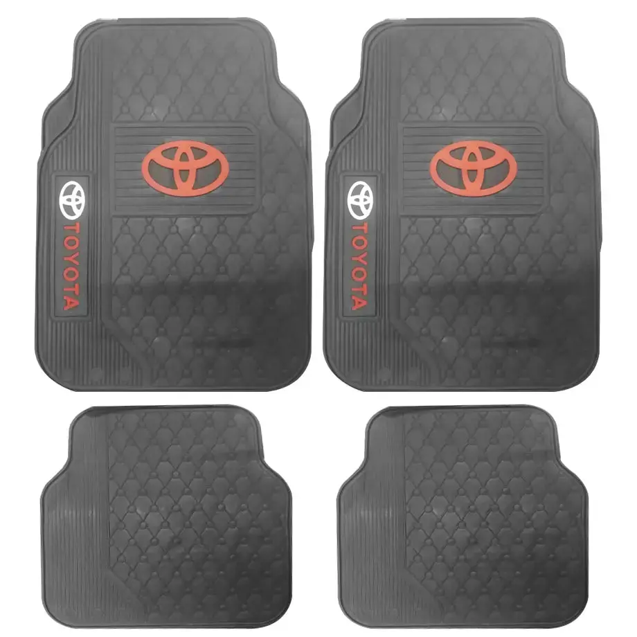 Suitable To Fit - Toyota 4-Piece Rubber Car Mats 1