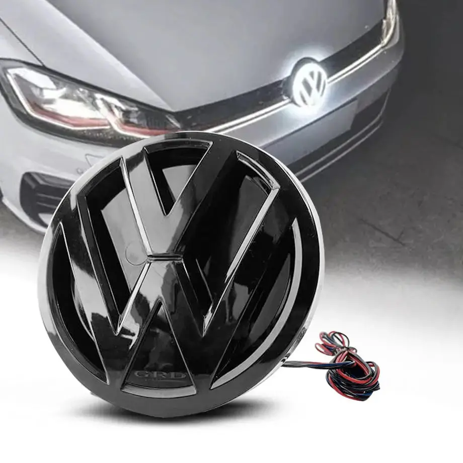 Suitable To Fit Vw - Universal Golf 8 Style Dynamic Led Light Up Emblem Badge 1