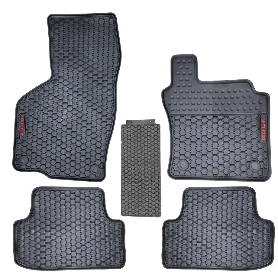 Suitable To Fit -  V-W Golf 7 Custom Rubber Car Mats (5-Piece) 1