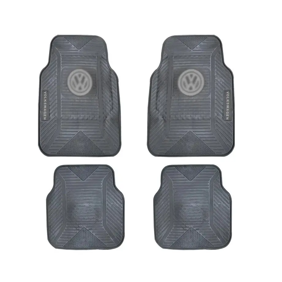 Suitable To Fit - Vw 4-Piece Rubber Car Mats (Grey) 1