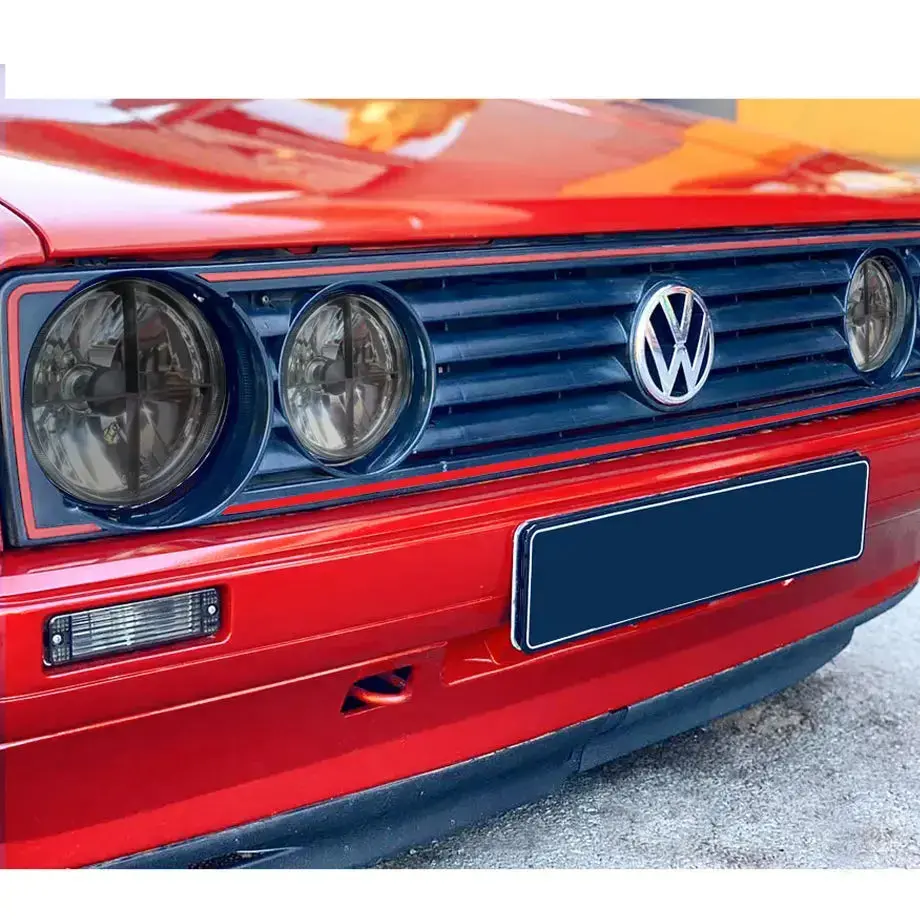 Suitable To Fit - Vw Golf 1 Smoked Cross Headlights (Inner & Outters) 2