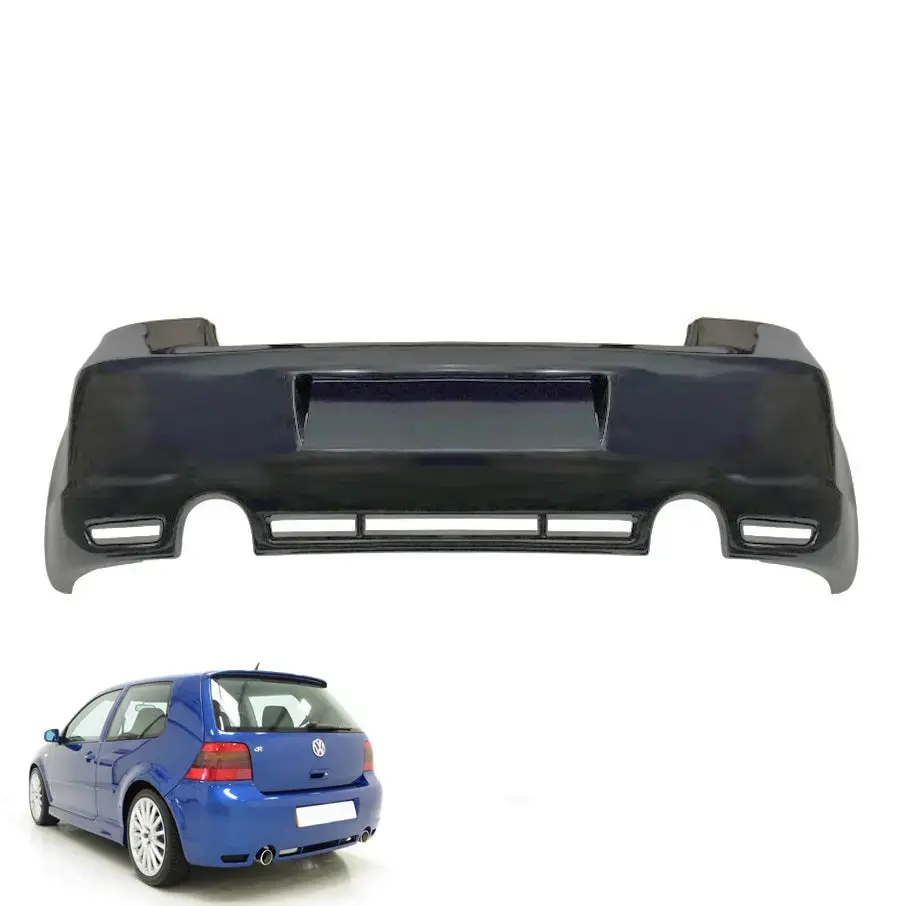 Suitable To Fit - Vw Golf 4 Gti-R Style Plastic Rear Bumper Upgrade 1