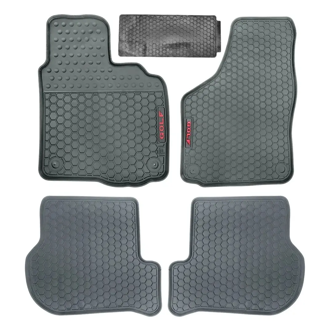 Suitable To Fit - Vw Golf 5/6 Custom Rubber Car Mats (5-Piece) 1