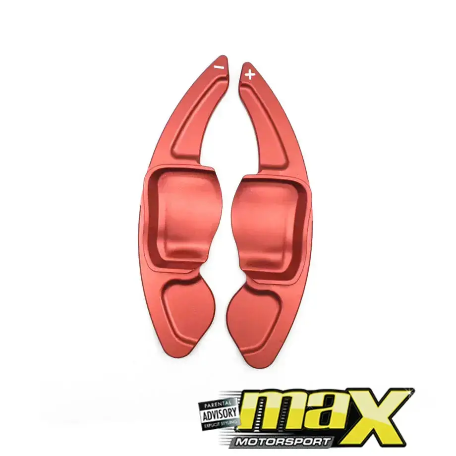 Suitable To Fit - Vw Golf 5 Dsg Aluminium Paddle Shift Extension (Red) 1