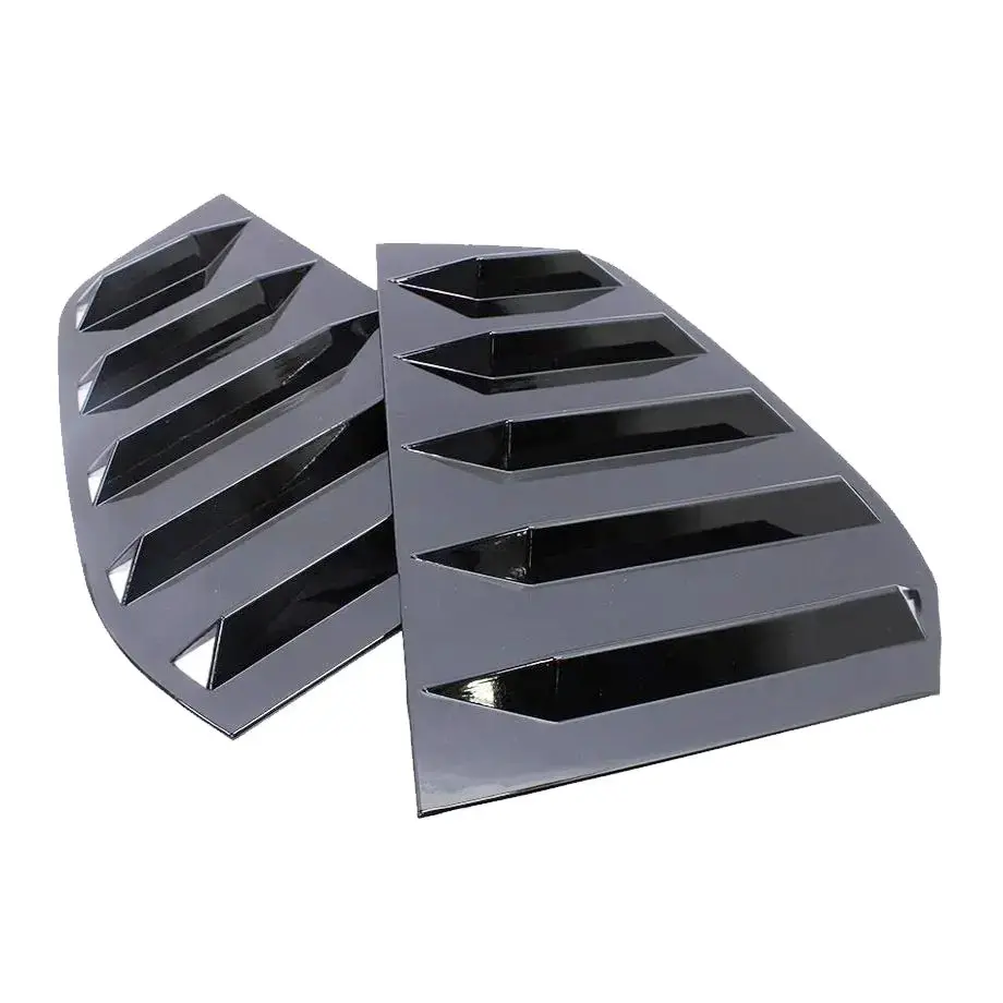 Suitable To Fit - Vw Golf 5 Gloss Black Plastic Side Window Louver 1