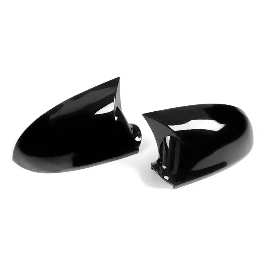 Suitable To Fit - Vw Golf 5 Gloss Black Wing Style Stick-On Mirror Covers (03-09) 1