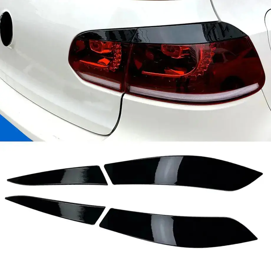 Suitable To Fit - Vw Golf 6 Gloss Black Taillight Eyelids (4-Piece) 1