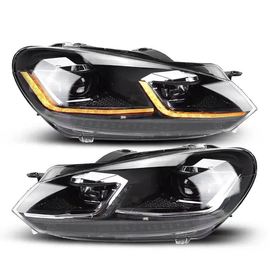 Suitable To Fit - Vw Golf 6 Led Projector Headlight - Golf 7.5 Gti Style 1