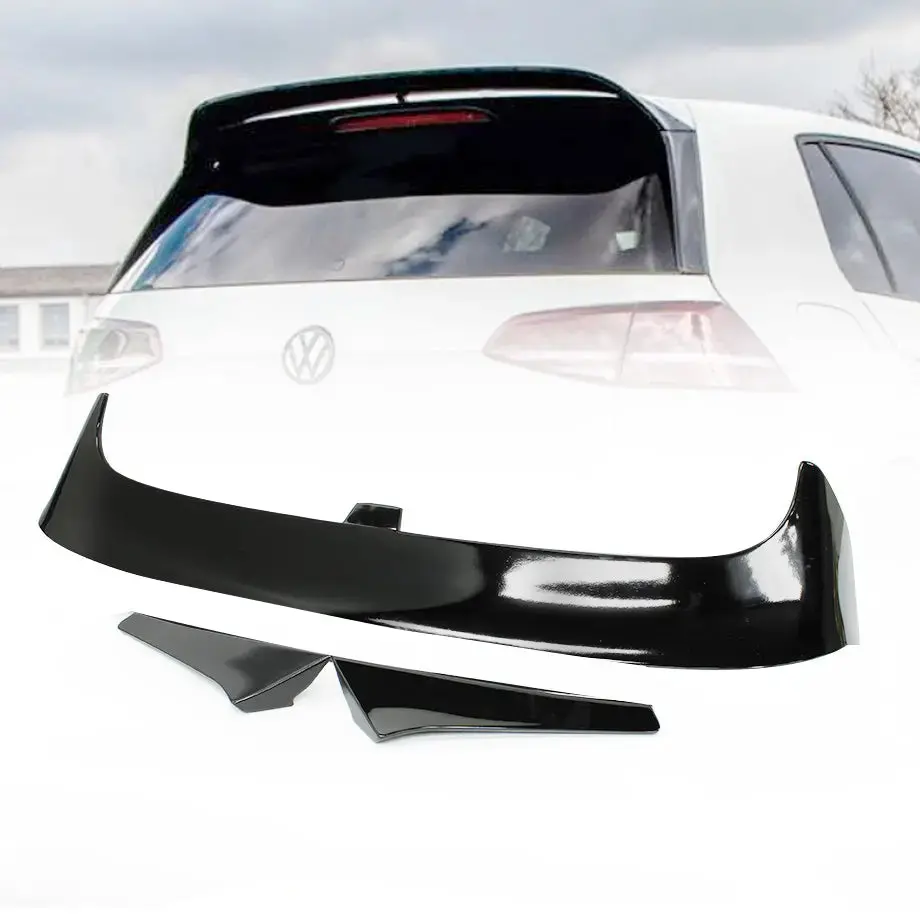 Suitable To Fit - Vw Golf 7 / 7.5 Clubsport Style 3 Piece Gloss Black Roof Spoiler 1