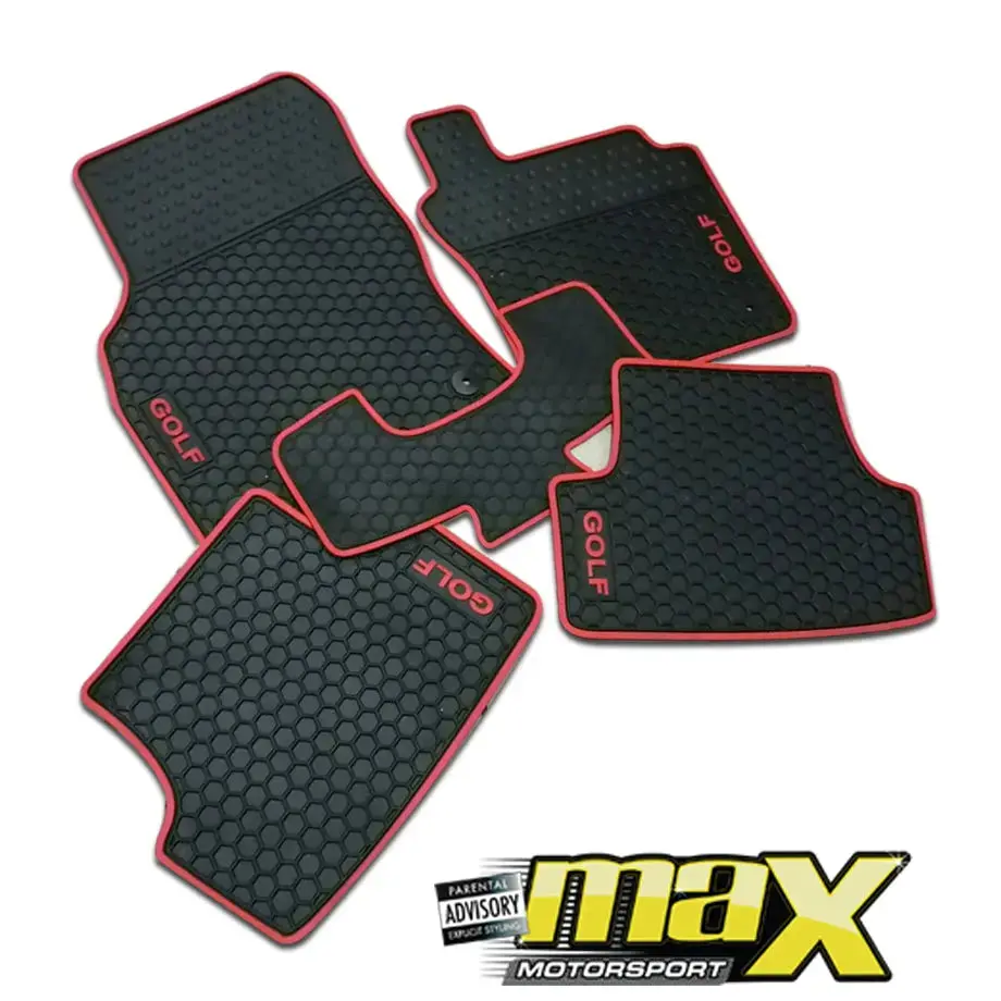 Suitable To Fit - Vw Golf 7 Custom Rubber Car Mats (5-Piece) 1