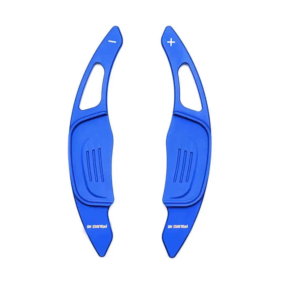 Suitable To Fit - Vw Golf 7 Gti / R Aluminium Paddle Shift Extensions (Blue) 1