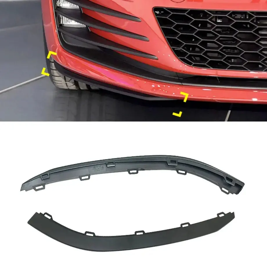 Suitable To Fit - Vw Golf 7 Gti Oem Style Front Bumper Splitter 1