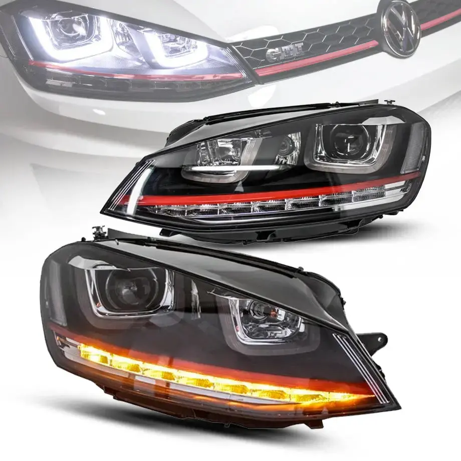 Suitable To Fit - Vw Golf 7 Gti Style Led Projector Headlight 1