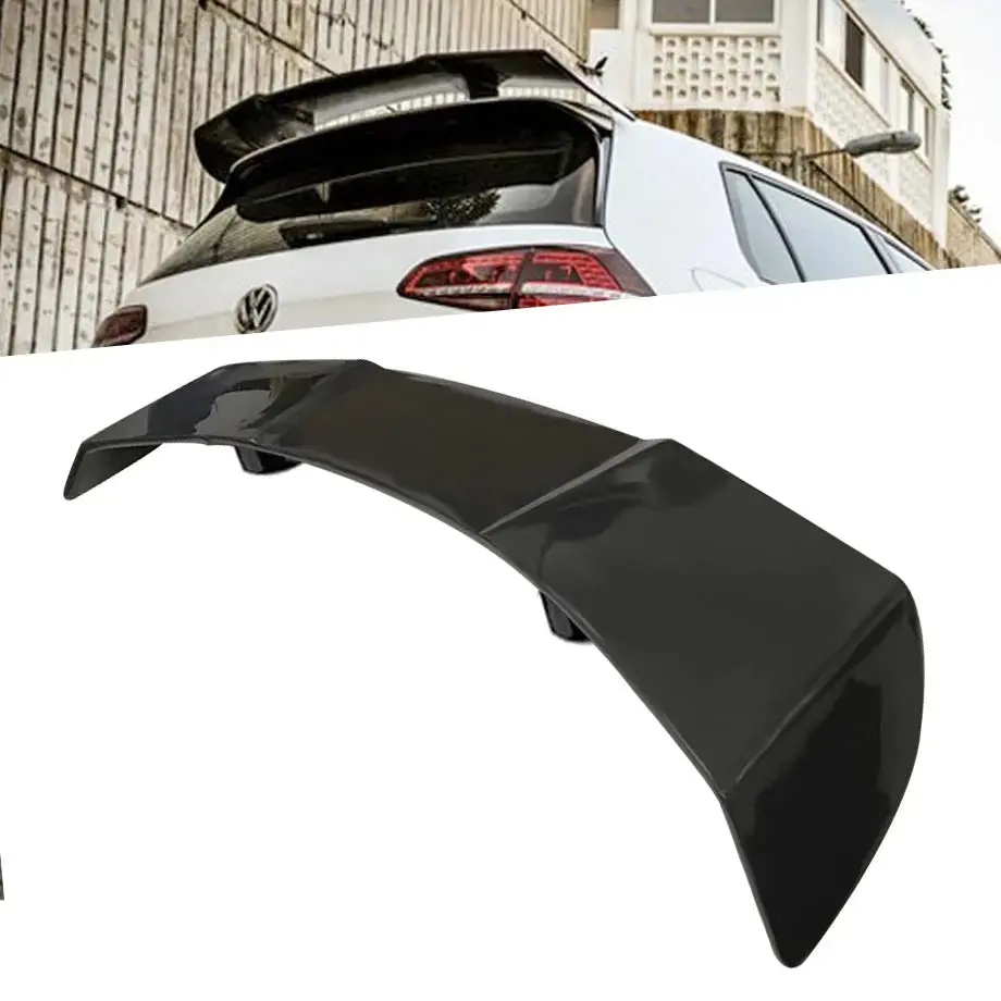 Suitable To Fit - Vw Golf 7 Gloss Black Razor Style Roof Spoiler 1