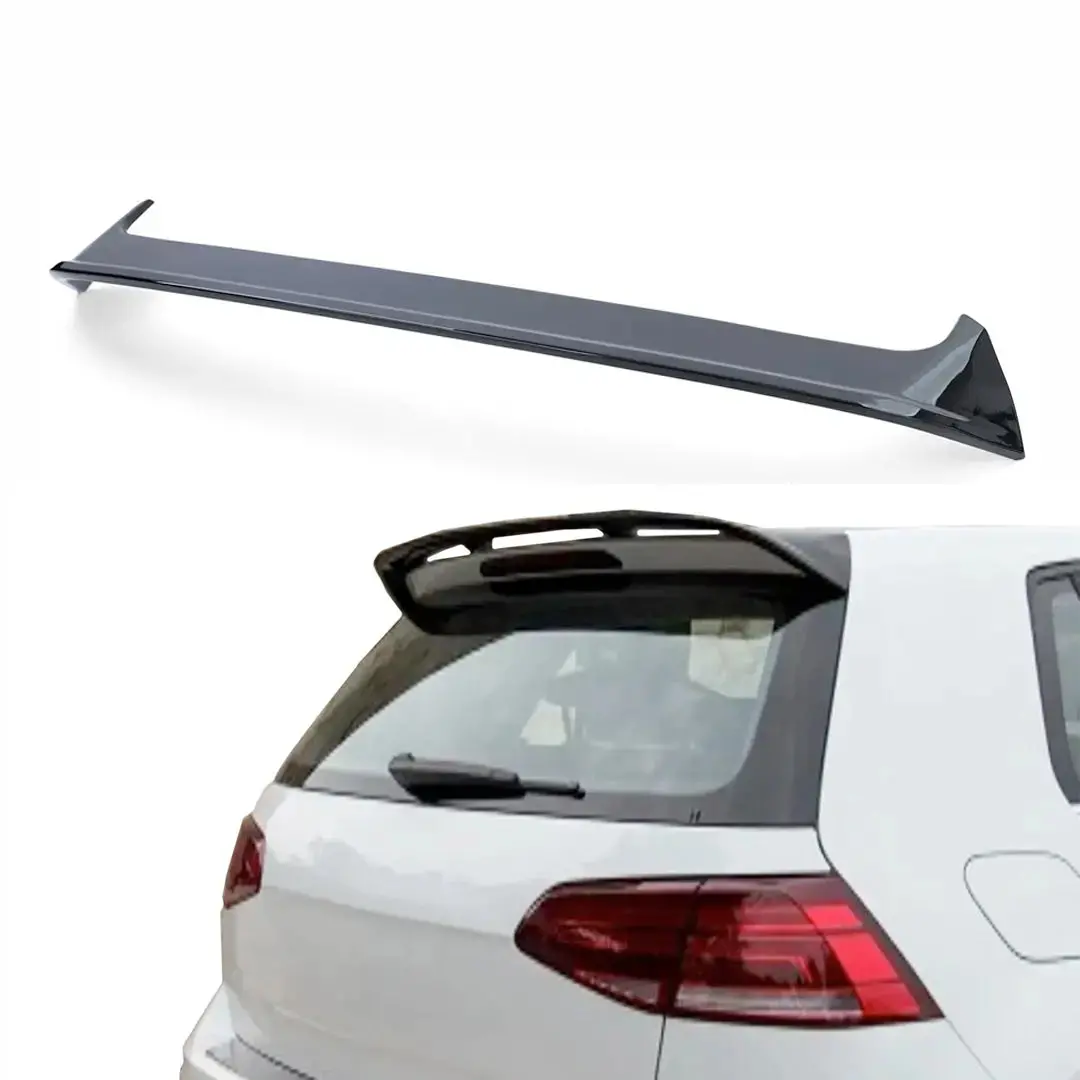Suitable To Fit - Vw Golf 7 Tsi Gloss Black Plastic Roof Spoiler 1