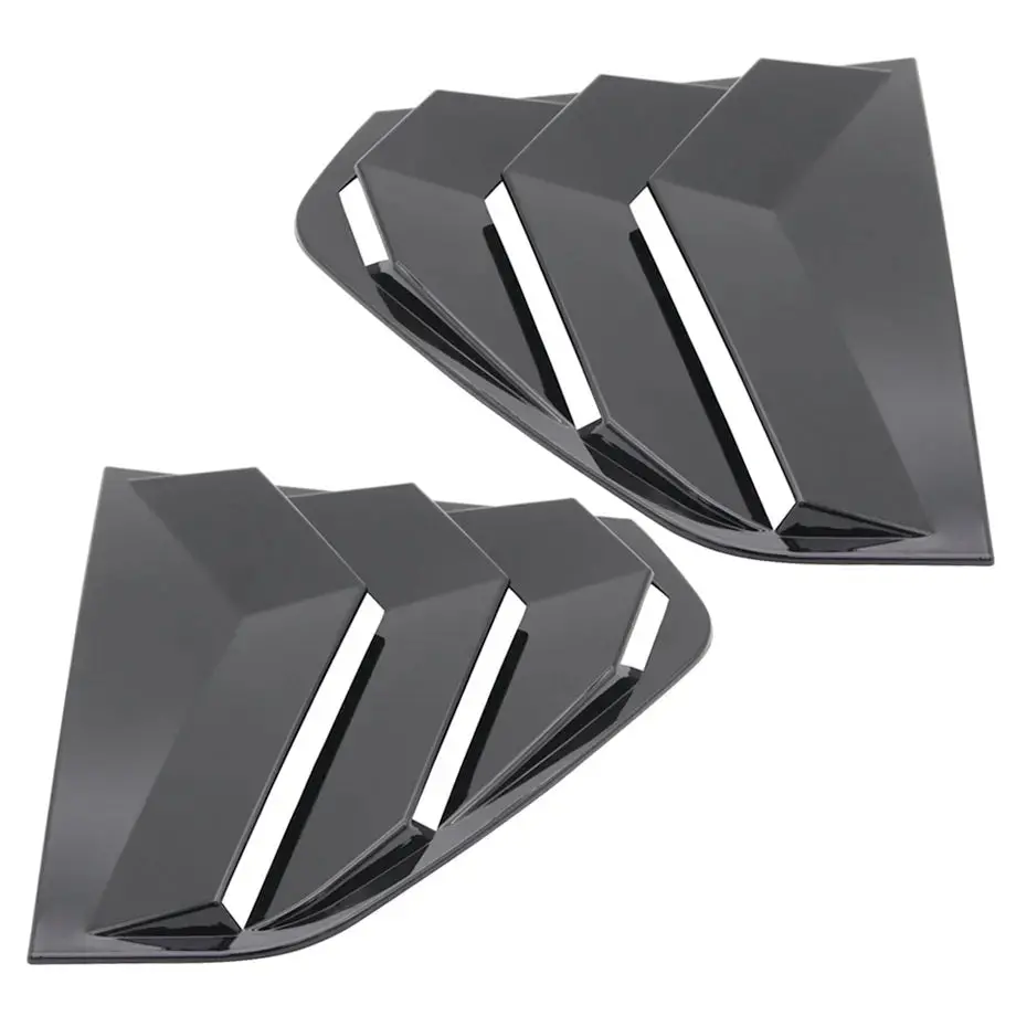 Suitable To Fit - Vw Golf 8 Gloss Black Plastic Side Window Louver 1