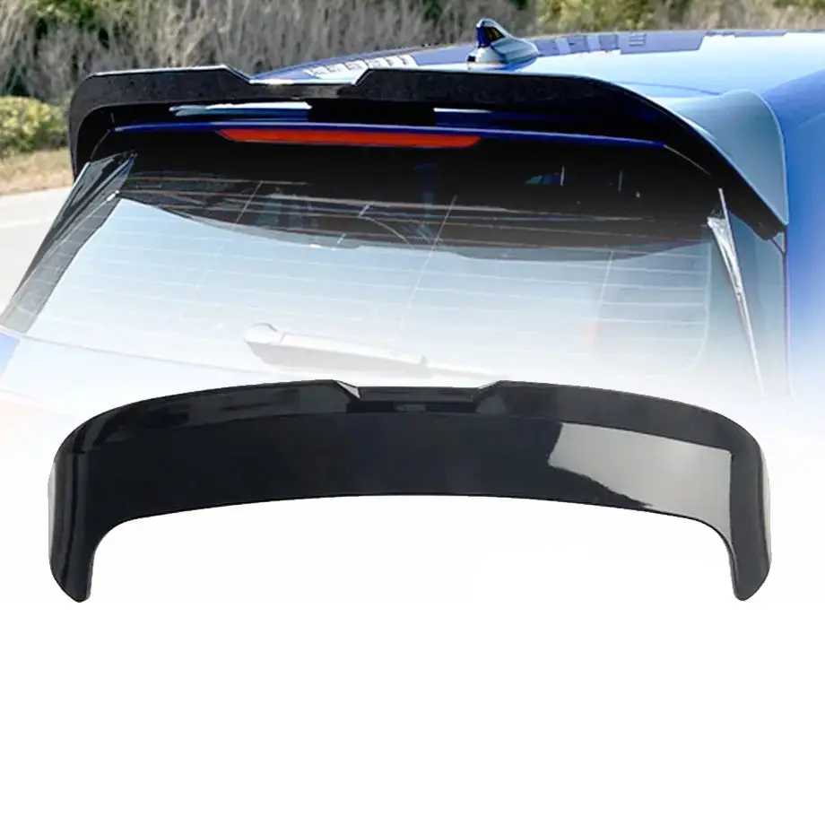 Suitable To Fit - Vw Golf 8 (21-On) Maxton V2 Style Gloss Black Plastic Roof Spoiler 1