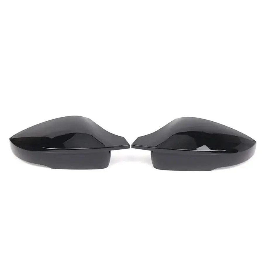 Suitable To Fit - Vw Polo 6 Gloss Black Wing Style Clip-On Mirror Covers (10-On) 1