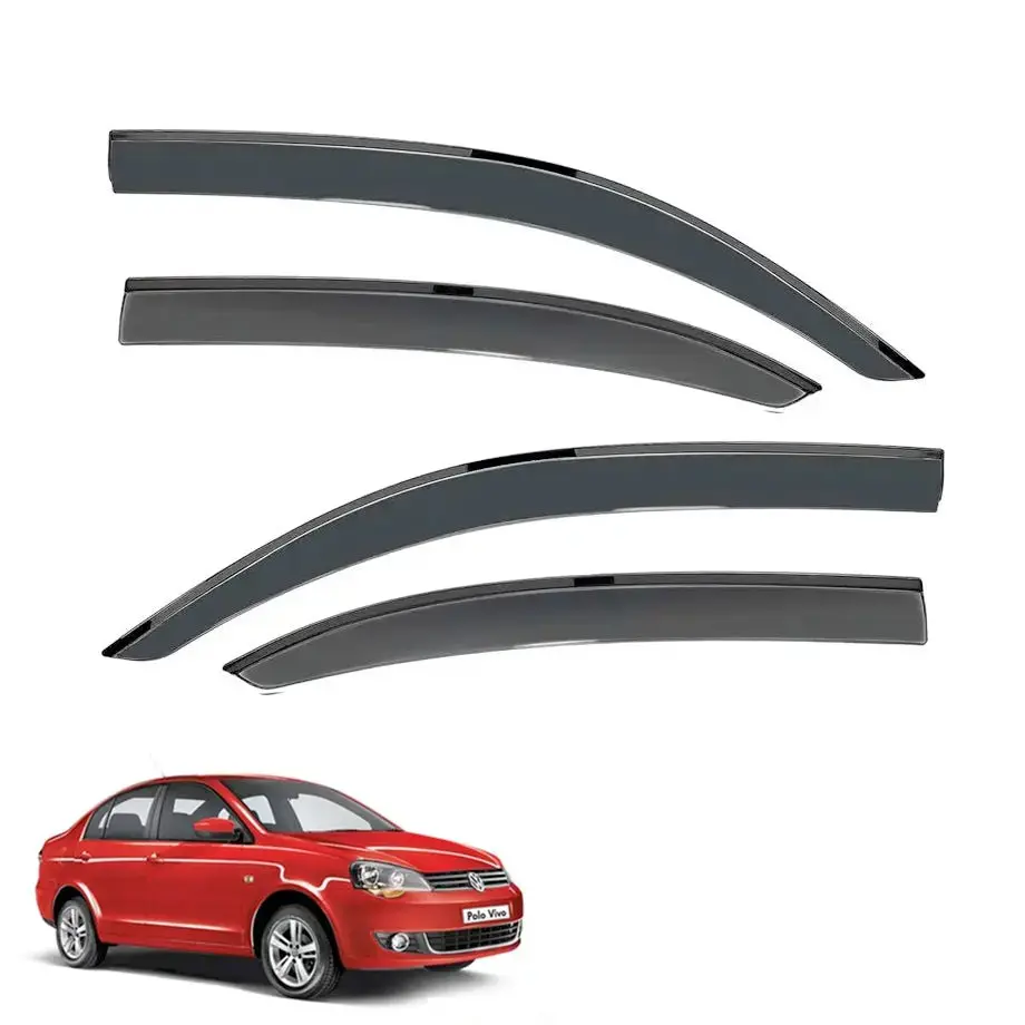 Suitable To Fit - Vw Polo 9N3 / Vivo Sedan (05-17) Black Windshield (4-Piece) 1