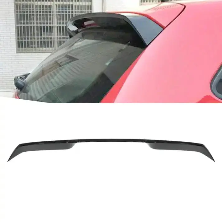 Suitable To Fit - Vw Polo 6C Gti Style Gloss Black Roof Spoiler Extension 1