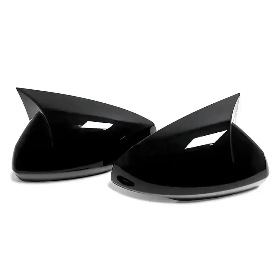 Suitable To Fit - Vw Polo 8 Life (23-On) Gloss Black Wing Style Stick-On Mirror Covers 1
