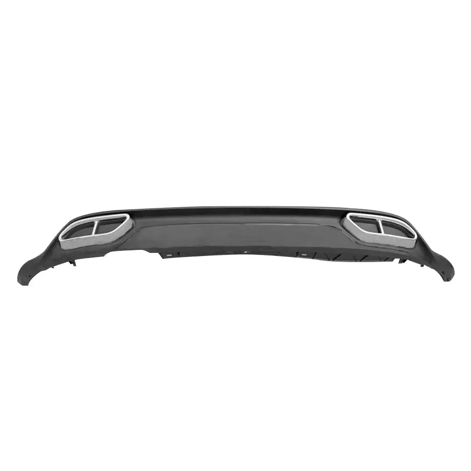 Suitable To Fit - Vw Polo 8 Life (23-On) Matte Black R-Line Style Rear Diffuser 1