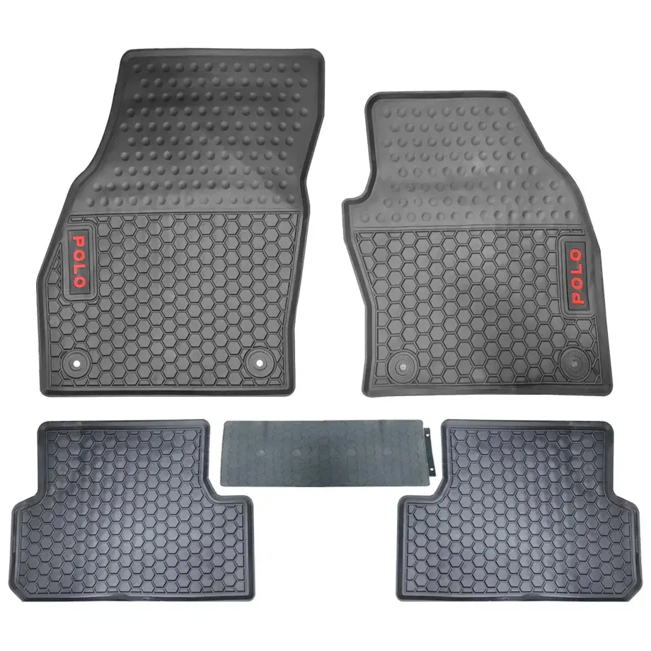 Suitable To Fit - Vw Polo 8 (18-On) Custom Rubber Car Mats (5-Piece) 1