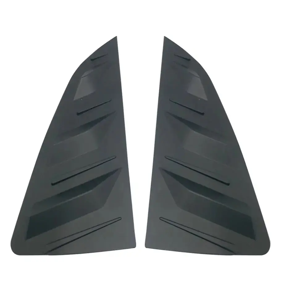 Suitable To Fit - Vw Polo 8 Aw Matte Black Plastic Side Window Louver (18-On) 1