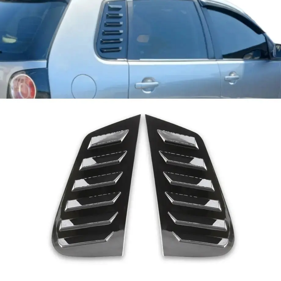 Suitable To Fit - Vw Polo 9N3 / Vivo Gloss Black Plastic Side Window Louver 1