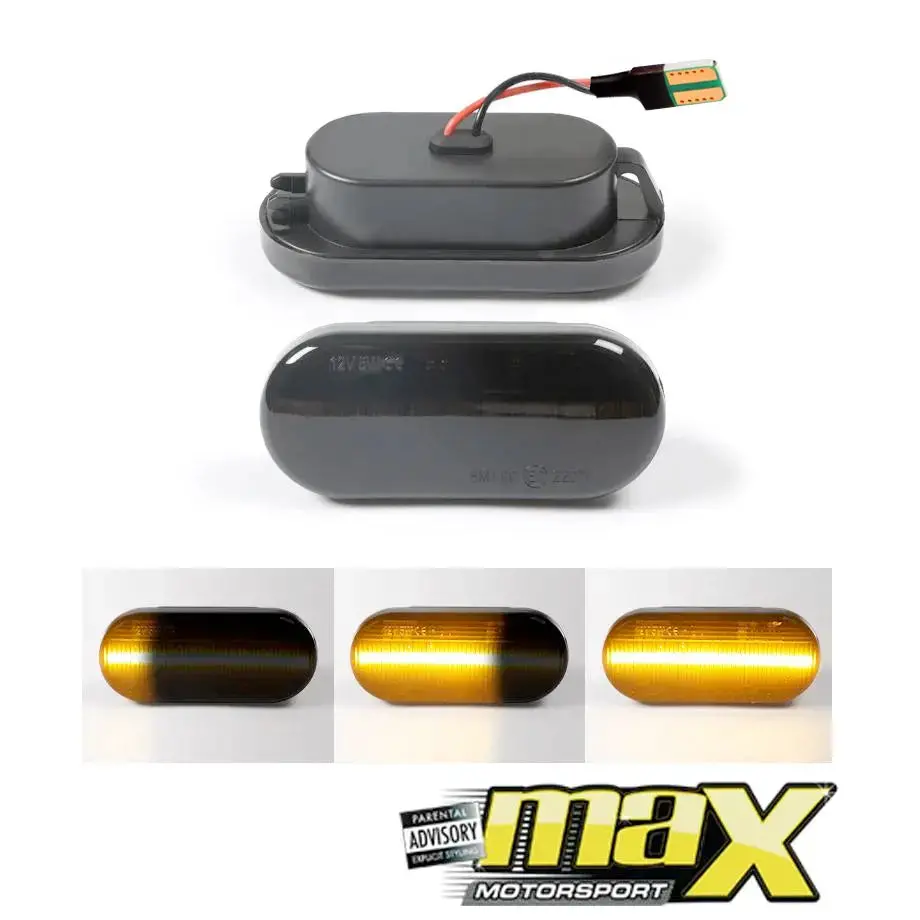 Suitable To Fit - Vw Smoked Led Sequential Side Indicator Markers 1